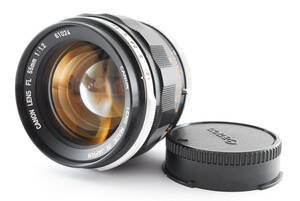 [ working properly goods ] super-rare! Canon Canon Lens FL 55.f1.2 single burnt point lens 