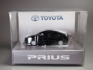 非売品 トヨタ プリウス PRIUS ミニカー LEDボールチェーンキーホルダー ブラック