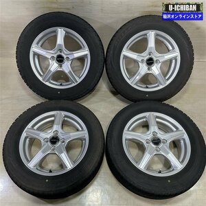 GB3 GB4 フリード E13 ノート 等 バルミナ 5.5-15+52 4H100 ブリヂストン VRX 185/65R15 15インチ スタッドレス 4本セット 009k