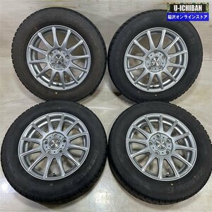 80系 ノア ヴォクシー 等 ラブリオン 6-15+53 5H114.3 グッドイヤー アイスナビ6 195/65R15 15インチ スタッドレス 4本セット 009k