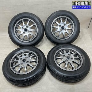 軽 軽自動車 等 Gスピード 4-13+45 4H100 2021年製 ブリヂストン ネクストリー 145/80R13 13インチ 4本セット 009k