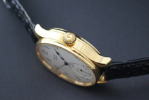 下取＆値引き交渉あり 1930年代 ロレックス懐中時計のムーブメント使用 カスタム時計 白文字盤 ゴールドケース＆エングレービング 腕時計_画像3