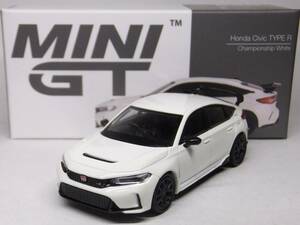 MINI GT★ホンダ シビック Type R 2023 チャンピオンシップホワイト MGT00530-R Honda Civic タイプR Championship White 1/64 TSM