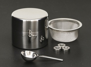 茶道具　近藤さんの　抹茶　篩缶（まっちゃ　ふるいかん）（ 小 ）■新品