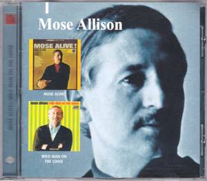 ☆MOSE ALLISON(モーズ・アリスン)/Mose Alive!＆Wild Man On The Loose『66年リリースの超大名盤２枚を収録した２in１！』◆レア＆廃盤◇