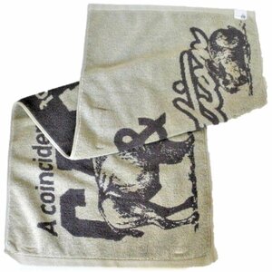 ★tacica 「三大博物館 ~静と動の邂逅~」グッズ　フェイスタオル face towel TMM CALM & MOTION size: W850×H340mm★W163