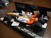 ★★1/43 F1 ミニチャンプス ルノー F1 チーム ヘレス テスト R27 アロンソ Minichamps Renault F1 Team Test Jerez #5 2008★★_画像2