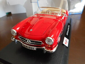 ★★1/18 マイスト メルセデスベンツ 190SL ロードスター W121 1955 Maisto Mercedes-Benz 190SL Red★★