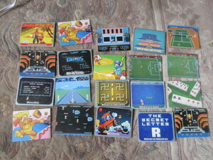 ミニカード　20枚　ファミコンゲーム（1980年代ゲーム機