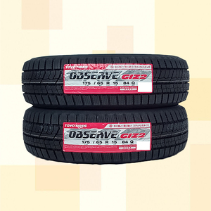 175/65R15 84Q スタッドレスタイヤ TOYO トーヨー OBSERVE GIZ2 23年製 正規品 送料無料 2本税込 \16,870より 4