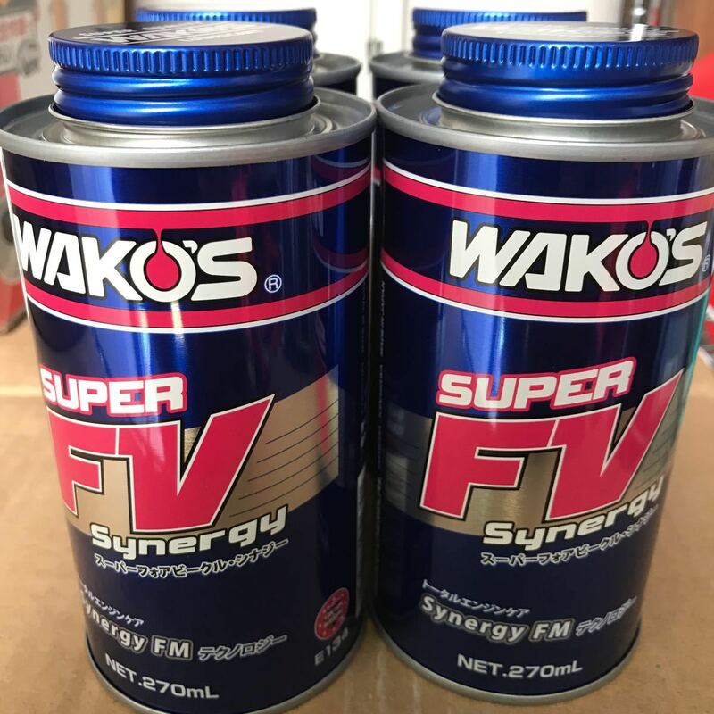 WAKO&#39;S ワコーズ スーパーフォアビークルシナジー S-FV・S エンジンオイル添加剤 4本セット