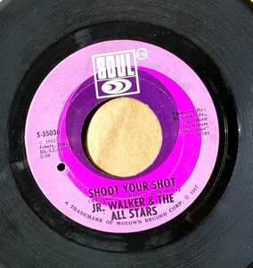 ジュニアウォーカー Jr.Walker & The All Stars ”Shoot Your Shot/Ain't That The Truth” 45rpmシングル米盤