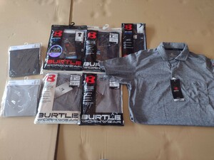 作業服 BURTLE コンプレッション系シャツ セット ユニクロ エアリズム 未使用未開封 Mサイズ バートル cool アウトドア 冷感インナー