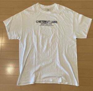 KUSTOM LONDON KUSTOMLONDON カスタムロンドン White Tee 白Tシャツ フロントプリント Big Size VETEMUT LANG