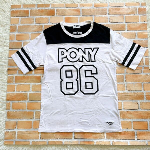 PONY Tシャツ 数字ロゴ