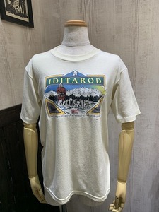 USA製 80s ビンテージ JERZEES IDITAROD エスキモー 犬ぞり レース スーベニア Tシャツ レトロ アメリカンビンテージ 希少 美品