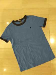 美品 ラルフローレン POLO ポロ Tシャツ 半袖　青　ブルー　7size (120 130) kids キッズ　男の子