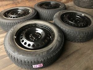 ホンダ純正 15inch × 185/65R15 PCD100 4穴 エアウェイブ グレイス シビック フィット シャトル フィットシャトル フリード スタッドレス