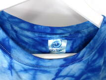 カラートーン colortone Tシャツ タイダイ 柄 クルーネック 半袖 XL ブルー メンズ 中古 /EV_画像6