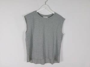  classical Elf Classical Elf waffle cloth cut and sewn no sleeve tank top XL gray lady's used /EX