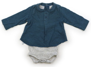 プチバトー PETIT BATEAU ロンパース 60サイズ 男の子 子供服 ベビー服 キッズ