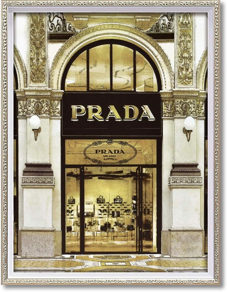 致敬艺术 PRADA 普拉达 带框壁挂画 图片艺术海报艺术面板室内装饰 Francfranc 新款时尚, 艺术品, 绘画, 其他的