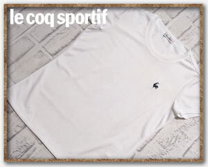 美品！！☆le coq sportif　ルコックスポルティフ　刺繍入りTシャツ　白☆