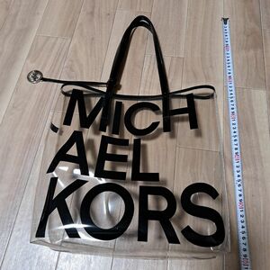 値下げ　トートバッグ　MICHAEL KORS　マイケルコース　プールバッグ　クリアバッグ　ハンドバッグ　かばん