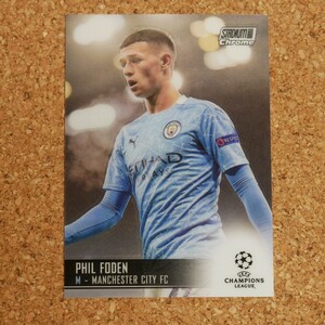 topps stadium club chrome Phil Foden トップススタジアムクラブクローム フィル・フォーデン マンチェスター・シティ england soccer