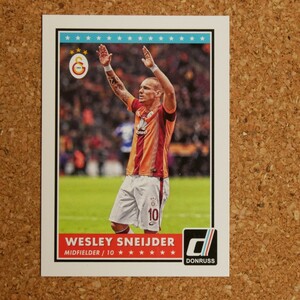 panini donruss soccer Wesley Sneijder パニーニドンラスサッカー ヴェスレイ・スナイデル ガラタサライ オランダ