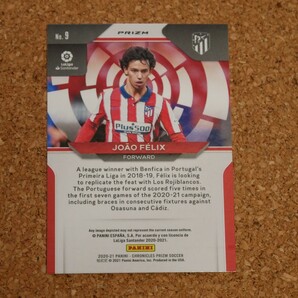 panini chronicles prizm soccer joao felix パニーニクロニクルズプリズムサッカー ジョアン・フェリックス アトレティコ・マドリードの画像2