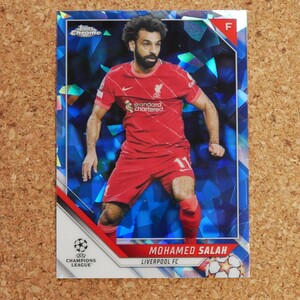 Topps chrome Mohamed Salah トップスクローム モハメド・サラー リヴァプール エジプト サファイア sapphire soccer