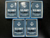 【デッドストック】5個セット JANPN刻印 U.S.NAVY WHAT A PARADISE VIETNAM ! 未使用オイルライター USアーミー ベトナム ②_画像1