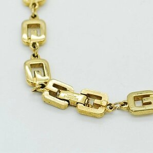 ■【YS-1】ジバンシイ GIVENCHY ■GP ネックレス 全長約40ｃｍ ■金色 ゴールド系 レディース G柄【同梱可能商品】■Cの画像6