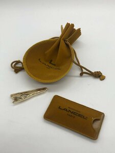 ■【YS-1】 ランセル LANCEL タイピン ■ ゴールド系 全長5,2cm 幅0,5cm 【同梱可能商品】K■