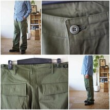 HOUSTON　 ヒューストン 　10055　 カーゴパンツ　ミリタリーパンツ　　TWILL BDU PANTS ツイル 　BDUパンツ サイズS_画像3