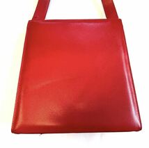 【美品】SATCHI レディース 本革　バッグ　ハンドバッグ　ショルダーバッグ カジュアルバッグ 赤_画像3