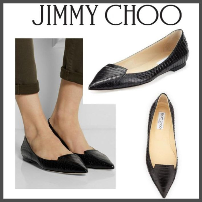 JIMMY CHOO フラットシューズ