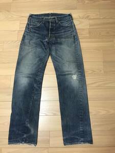 VINTAGE LEVI'S CLOTHING ビンテージ復刻 リーバイス 1966年モデル LVC 501XX BIG E デニムジーンズ 表記w31／実寸w29相当 LOT66501 日本製