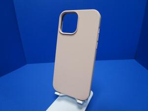 在庫処分 iPhone13ProMax 6.7インチ シリコン ケース カバー ピンク（薄ピンク） 衝撃吸収 指紋防止