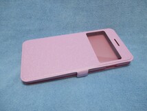 送料無料★スマホケース カバー iPhone6Plus iPhone6sPlus Bluevision ピンク スリム手帳型 Slim Folio Pink PUレザー製 BV-SFIP6P-PK_画像2