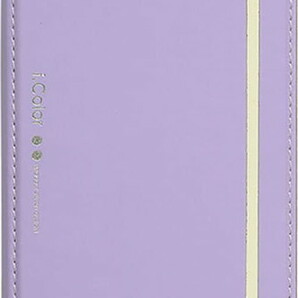 在庫処分品 NATURALdesign iPhone8Plus iPhone87Plus（5.5インチ） 手帳型 ケース iColor ラベンダー Lavender ストラップ付の画像1