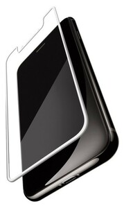 エレコム iPhone11Pro iPhoneXs X （5.8インチ) フィルム フルカバー 衝撃吸収 指紋防止 高光沢 ホワイト PM-A17XFLPGRWH