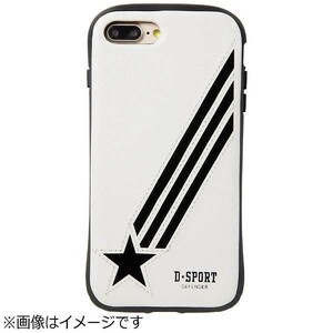 Natural Design 【iPhone 8/7PLUS専用】 衝撃吸収背面ケース D-SPORT BLACK