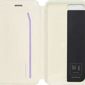 在庫処分品 NATURALdesign iPhone8Plus iPhone87Plus（5.5インチ） 手帳型 ケース iColor ラベンダー Lavender ストラップ付の画像2