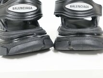 BALENCIAGA バレンシアガ サンダル Track Sandal 617542 トラックサンダル サイズ40 26.5cm ブラック 美品 シューズ 靴_画像4