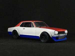 アオシマ☆スカイライン☆2000GT-R☆レース仕様☆完成品☆1/24☆