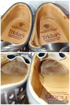 【美品/純正キルト付】英国製 Tricker's/トリッカーズ カントリー ウィングチップ UK8 Fit.5 26.5cm相応 ブラウン 茶/バートン クロケット_画像10