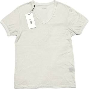 定価1万 AKM trim V-neck S/S tee Lサイズ トリムVネックTシャツ wjk　ジュンハシモト　1piu