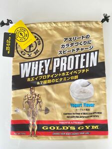 ゴールドジム goldsgym gold'sgym 筋トレ トレーニング しまむら コラボ 限定 新品 フィットネス 巾着 バッグ かばん 鞄 プロテイン 袋